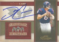 David Carr, Houston Texans, 2006 Playoff Prestige Autographed Card
