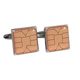 Sim Card Chip & Pin Design Cufflinks