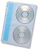 Compucessory CD Filing Sleeve Plastic Multipunched for 4 Disks Ref CCS22287 [Pack 10]