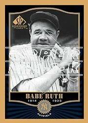 2001 SP Legendary Cuts #78 Babe Ruth - New York Yankees Baseball Card - Mint Condition - In Protective Display Case
