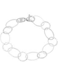 Round & Oval Link Necklace or Bracelet Sterling Silver 8 Inch Ch991