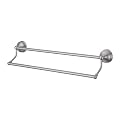 Satin Nickel Double Towel Bar - 24"