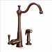 Oil Rubbed Bronze Single Handle Kitchen Faucet with Sprayer