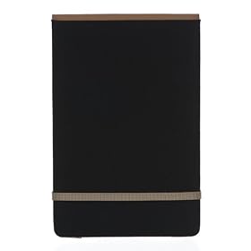 M-Edge Flip Kindle Jacket (Fits 6" Display, Latest Generation Kindle), Black w/Tan