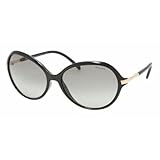 Ralph by Ralph Lauren Women's 0RA5103 Round Sunglasses,Black Frame/Grey Fade Lens,one size