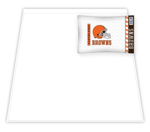 NFL Cleveland Browns Micro Fiber Sheet Set Twin