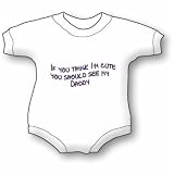 Cute_Daddy Baby Ultrasoft Onesie