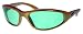 FUNK Sonnenbrille I-NFECT in gold mit jade-grünen Gläsern