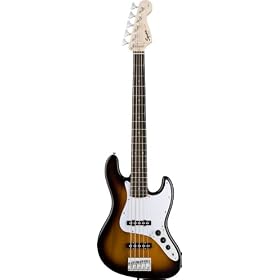 Squier by Fender Affinity Jazz Bass V 5-String, Brown Sunburst