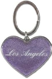 Lavender Los Angeles Glitter Heart
