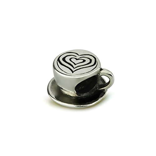 Ohm Beads Sterling Silver My Latte Bead Charm