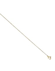 10K Yellow Gold 16" .45mm Polish Box Chain With Spring Ring Clasp