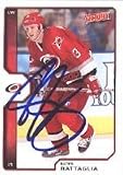 Bates Battaglia, Carolina Hurricanes, 2002 Victory Autographed Card