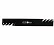 Dixie Chopper Blade - 20 1/2" x 2 1/2" x 0.203" - Replaces 30227-60H - Toothed Silver Streak Blade