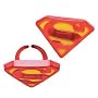 Superman "S" Shield Party Cupcake Rings 12 Pack