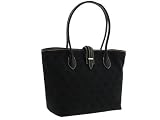Dooney & Bourke Signature Medium Cindy Tote in Black/Black