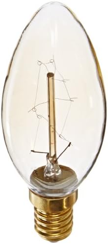 Heirlume HL-8315WPack1 Vintage Edison Bulb 15-watt with E14 Base, 1.4-Inch x 3.8-Inch, 1-Pack