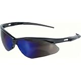 Jackson Safety 3000358 Nemesis Safety Glasses Black Frame / Blue Mirror Lens