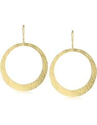 Argento Vivo Large Front Facing Open Hoop Earrings