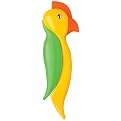 Animal House Parakeet Garlic Press - Yellow/ Green/ Orange