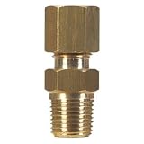 Buy Anderson Fittings AB68A-8CPBF Compression Connector 1 2x3 8 Brass (Pack of 10) by Anderson Fittings
