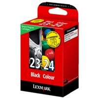 Childrens Toyshop  Electronics : Lexmark Twin-Pack #23, #24 Black and Color Return Program Print Cartridges