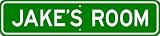 JAKE ROOM SIGN - Personalized Gift Boy or Girl, Aluminum