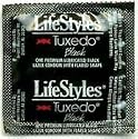 24 Lifestyles Tuxedo Condoms: A Sleek, Black Condom, for more "Formal" Occasions.