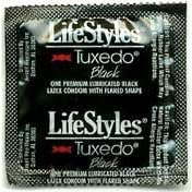 12 Lifestyles Tuxedo Condoms: A Sleek, Black Condom, for more Formal Occasions. by