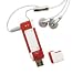 Transcend 512MB T.sonic MP3 Player- Red(TS512MMP310)