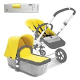Yellow Fleece Bassinet, Seat and Sun Canopy for... by Bugaboo