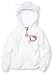 Hello Kitty Girls 2-6X Plush Long Sleeve Hoodie, White, 6