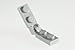 100x Lego Medium Stone Grey (Light Grey) 1x2 Plate Bracket sets Super Pack