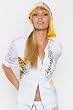 Ed Hardy White Tiger Short Sleeve Stretch French Terry Hoodie