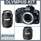 Olympus Evolt-E450 Digital SLR Camera, 10 Megapixel with 14-45mm f/3.5-5.6EZ and 40-150mm f/3.5-4.5EZ Digital Zoom Lenses, Refurbished by Olympus U.S.A