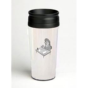 16 oz. Double Wall Insulated Tumbler with candle - Paper Insert by SHOPZEUS