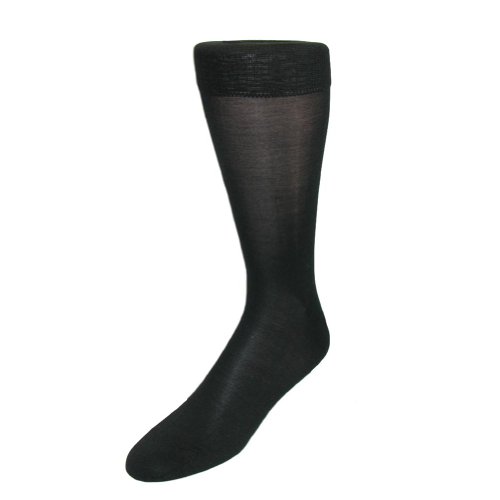 Windsor Mens Silk Mid Calf Dress Socks