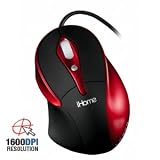 iHome FastTrack Laser Mouse (Red)