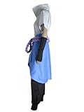 E-Mell Unisex Naruto Cosplay Sasuke Uchiha The 4th Generation of Suit M White & Blue