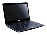 Acer - Aspire One 722 - Netbook 11,6'' (29,4 cm) - AMD Dual Core C60 - 500 Go - RAM 4096 Mo - Windows 7 - Durée de batterie: jusqu'à 8h d'utilisation - Noir
