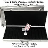 650 Capacity Chip Case - Executive Aluminum Hard Side
