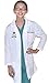 My Little Doc Personalized Kids Eye Doctor Lab Coat with Bear Eye Chart Embroidery Design Size 8/10