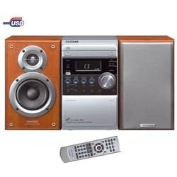 KENWOOD - M-505USB CD/Cassette/MP3/USB Micro System - Silver