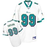 Miami Dolphins Jason Taylor Replica NFL Equipment Youth White Jersey