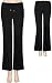 Danskin Women's Plus Size Drawstring Black Pant
