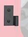 Smittybilt 7607 Black Lower Door Hinge Bracket