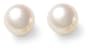 14k White Gold Freshwater Cultured Pearl 7.0-7.5mm Earrings