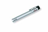 Ansmann PenLight Clip LED Taschenlampe (4 Stück LR41 Batterien) silber