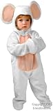 Toddler White Mouse Costume (Size:2-4T)