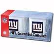 New York Giants 2 pack of 2"x2" Candle Sets - NFL Football Fan Shop Sports Team Merchandise